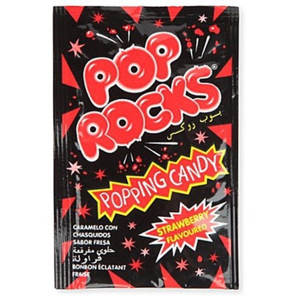 Pop Rocks Popping Candy Strawberry Ventes exceptionnelles