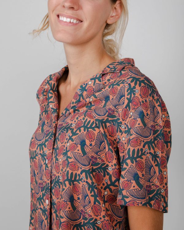 Asis Percales Passerine Aloha Blouse Ventes exceptionnelles en ligne
