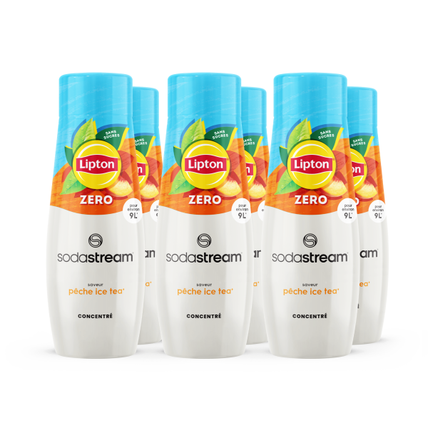 6-Pack Sirop Lipton Ice Tea Pêche Zéro 440ml En ligne