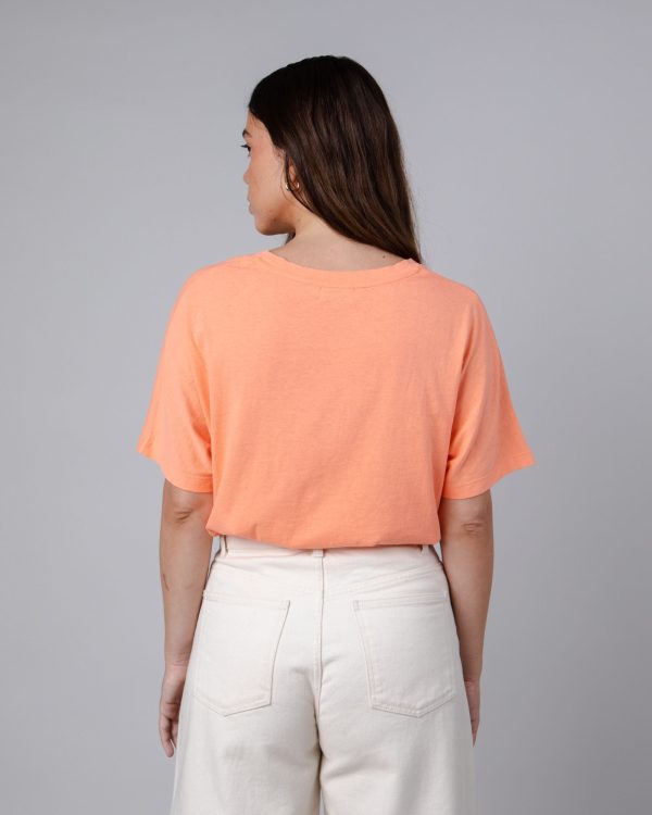 Holidays Oversize Cotton Tee Coral Soldes en ligne – Image 5