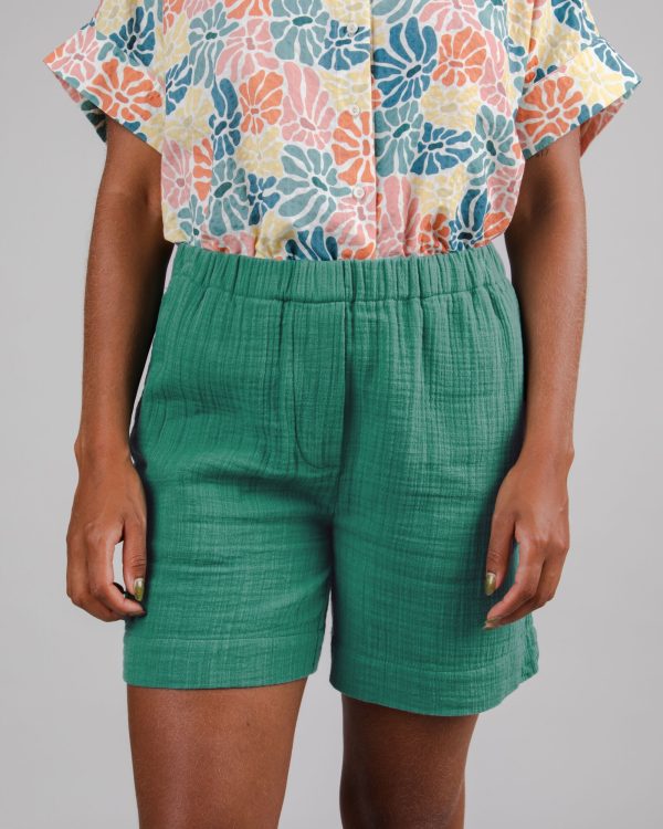 Bubble Shorts Green À prix réduit