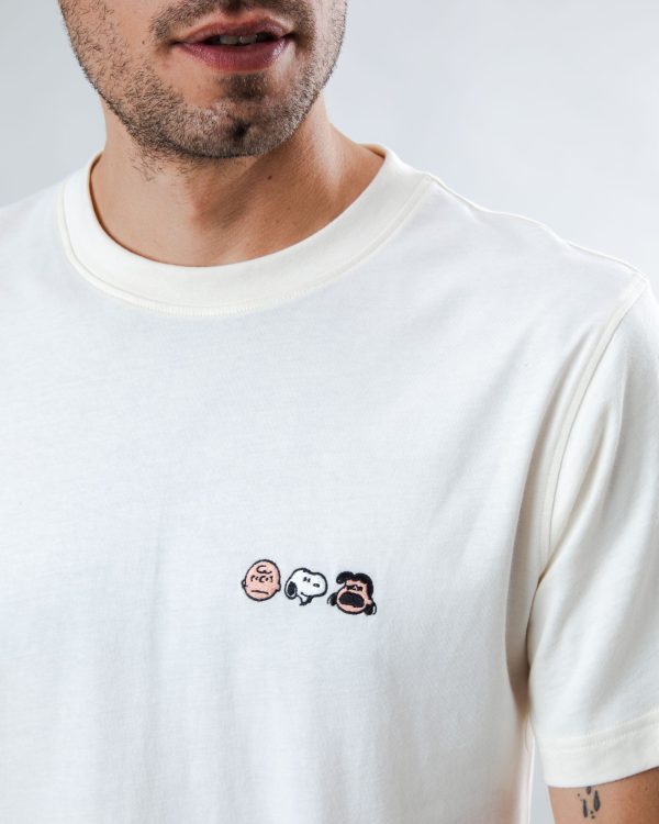 Peanuts The Gang T-shirt Ecru Ventes exceptionnelles en ligne