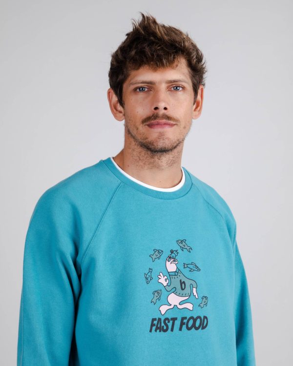 Fast Food Sweatshirt Shield À prix réduit – Image 4