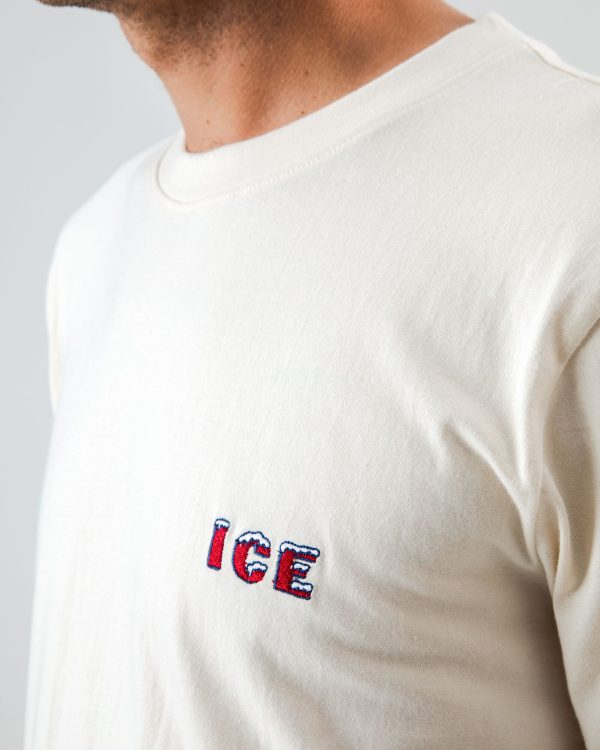 Ice Brava T-shirt Ecru Ventes exceptionnelles – Image 4