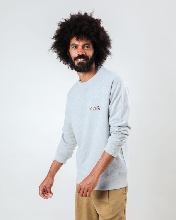 Peanuts The Gang Sweatshirt Grey Melange En ligne maintenant – Image 2