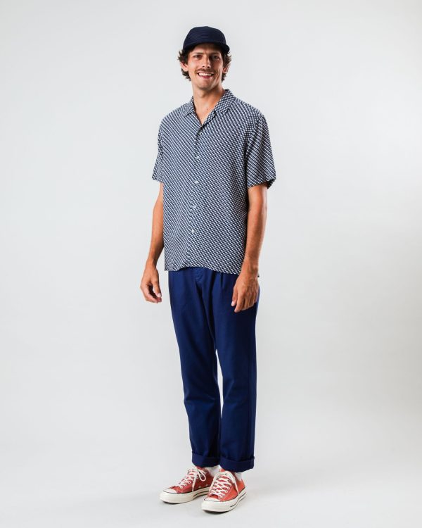Tramuntana Aloha Shirt Navy À vendre – Image 3