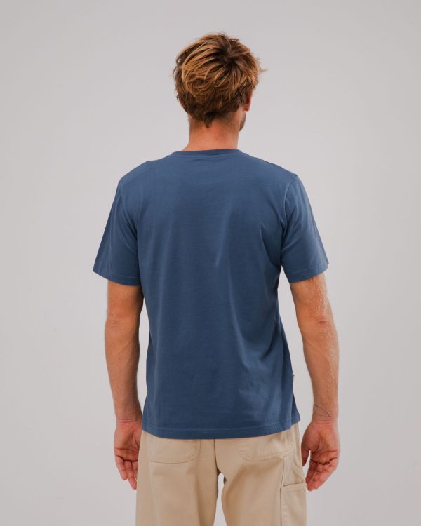 Out of Office Cotton T-shirt Blue Pas cher – Image 2