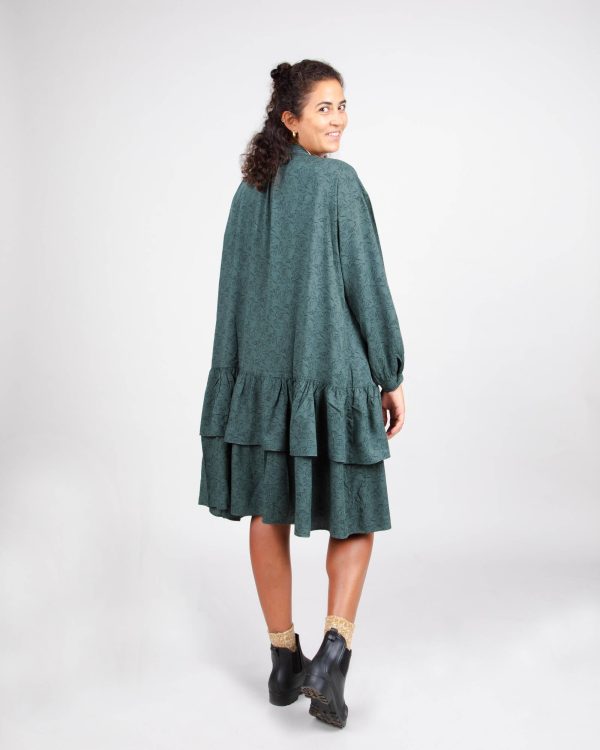 Riding Boho Dress Dark Green Ventes exceptionnelles en ligne – Image 4