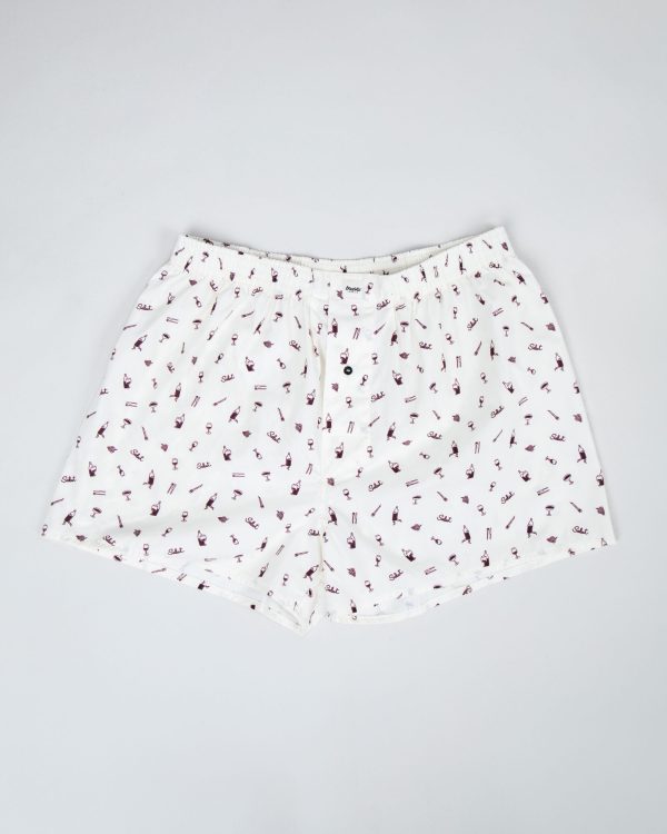 Salut Boxers Ecru Fourniture