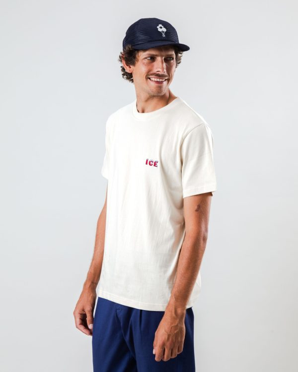 Ice Brava T-shirt Ecru Ventes exceptionnelles – Image 2