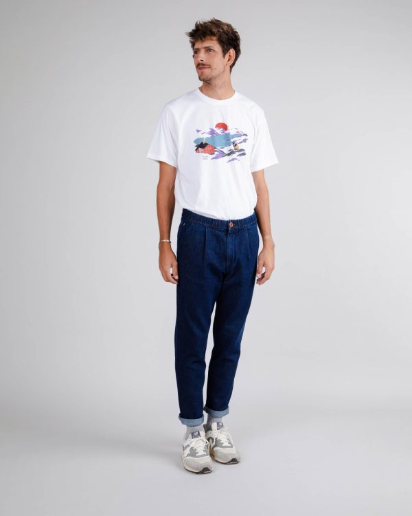 Comfort Chino Pants Indigo Fourniture – Image 3