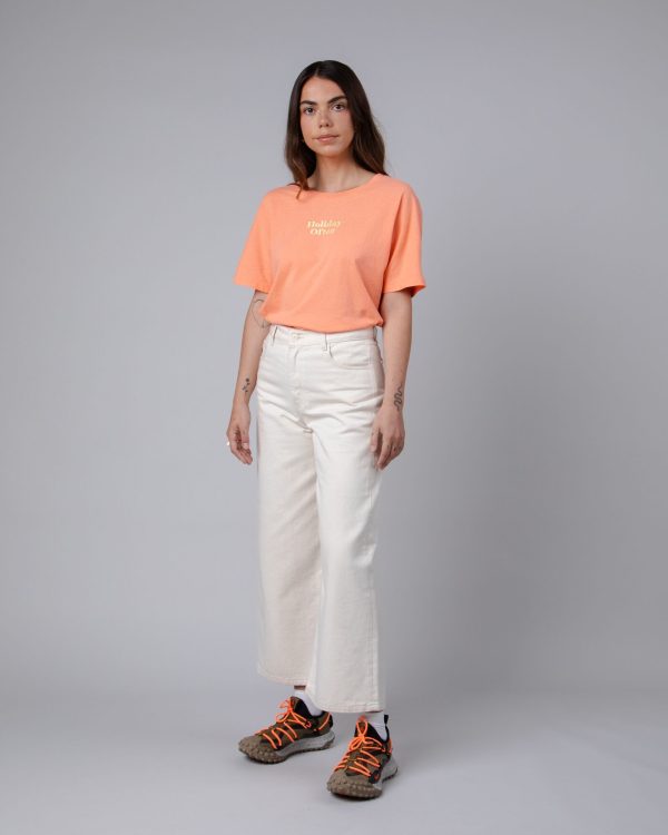 Holidays Oversize Cotton Tee Coral Soldes en ligne – Image 3