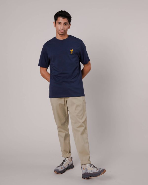 Peanuts Woodstock T-shirt Navy Ventes exceptionnelles – Image 3