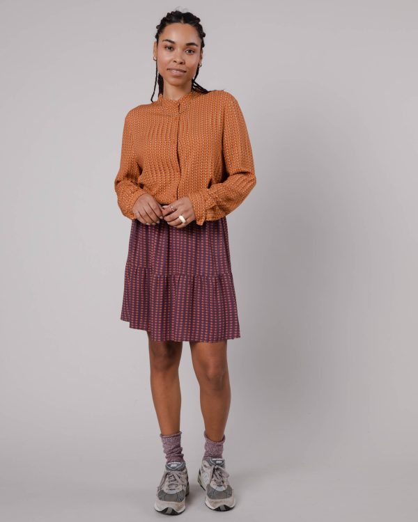 Eyes Short Skirt Prune Pas cher – Image 2